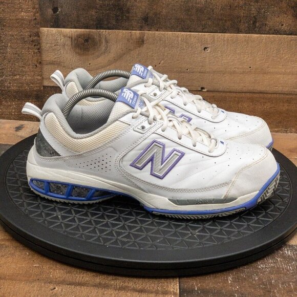 NEW BALANCE 806 WOMENS ATHLETIC SHOES WHITE LEATHER RUNNING WALKING SIZE 11D - Picture 9 of 9